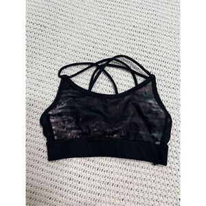 ALALA womens sports bra grey black womens size xs